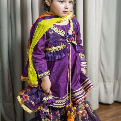 Purple gharara
