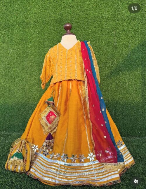 Mustard Gold Lehnga Choli