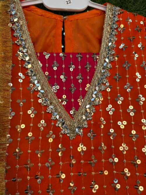Mehndi set Orange and multi