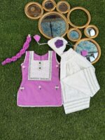 white & purple combo